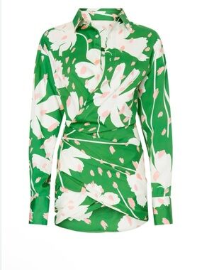 Monse Floral Shirt Dress size 6